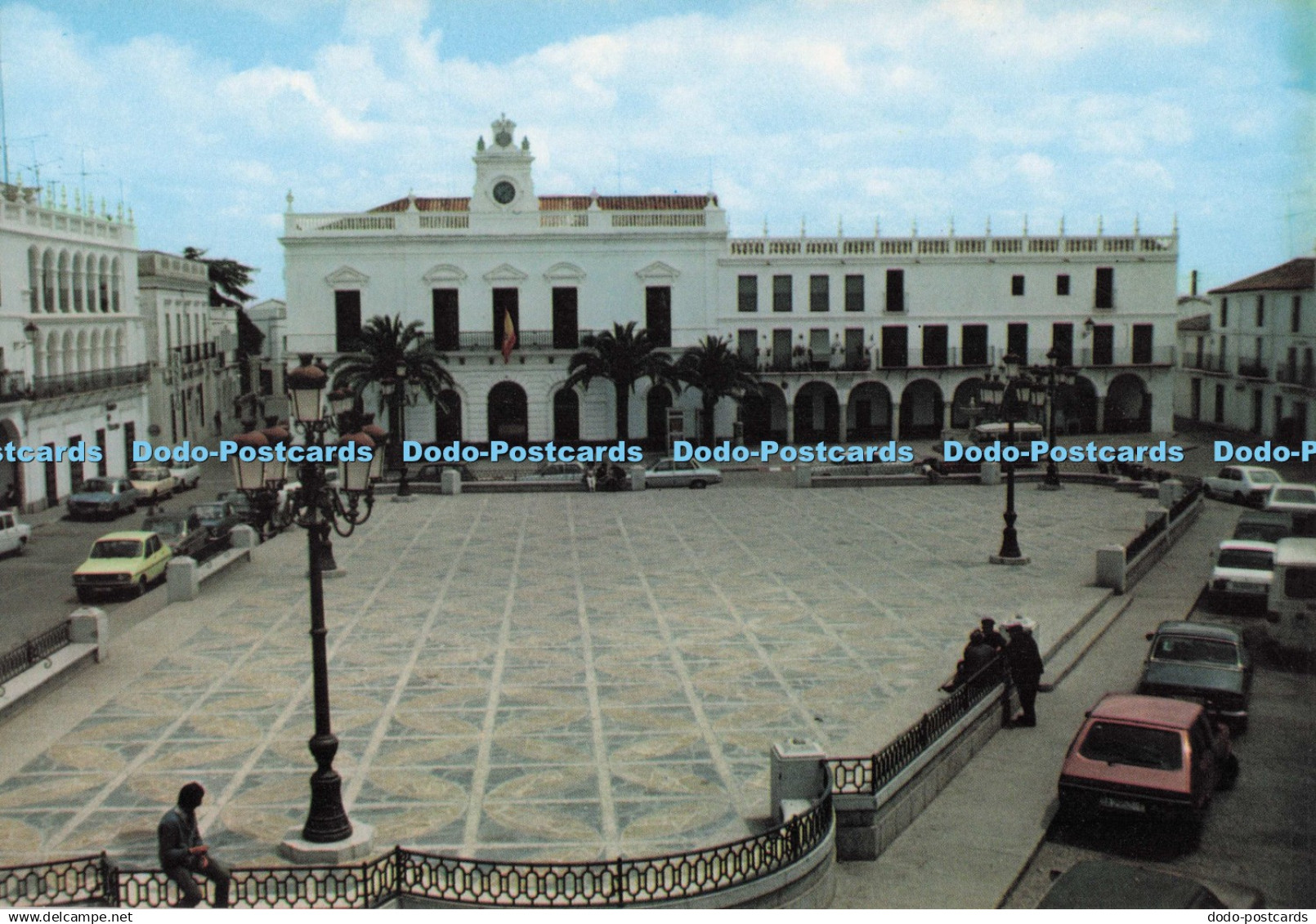 D296608 Llerena. Badajoz. Spain Square. General View. Casa Grandizo
