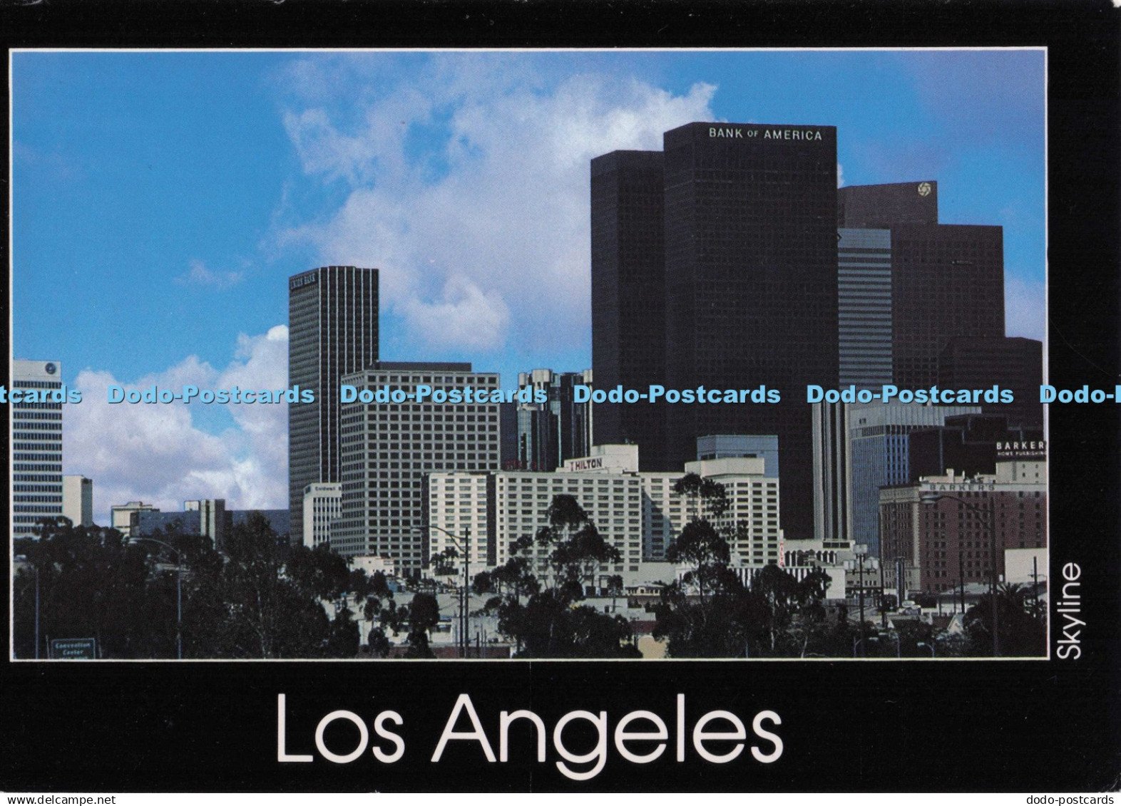 D296833 Los Angeles. Skyline. Continental Postcard. Norwalk. Barbara Benner