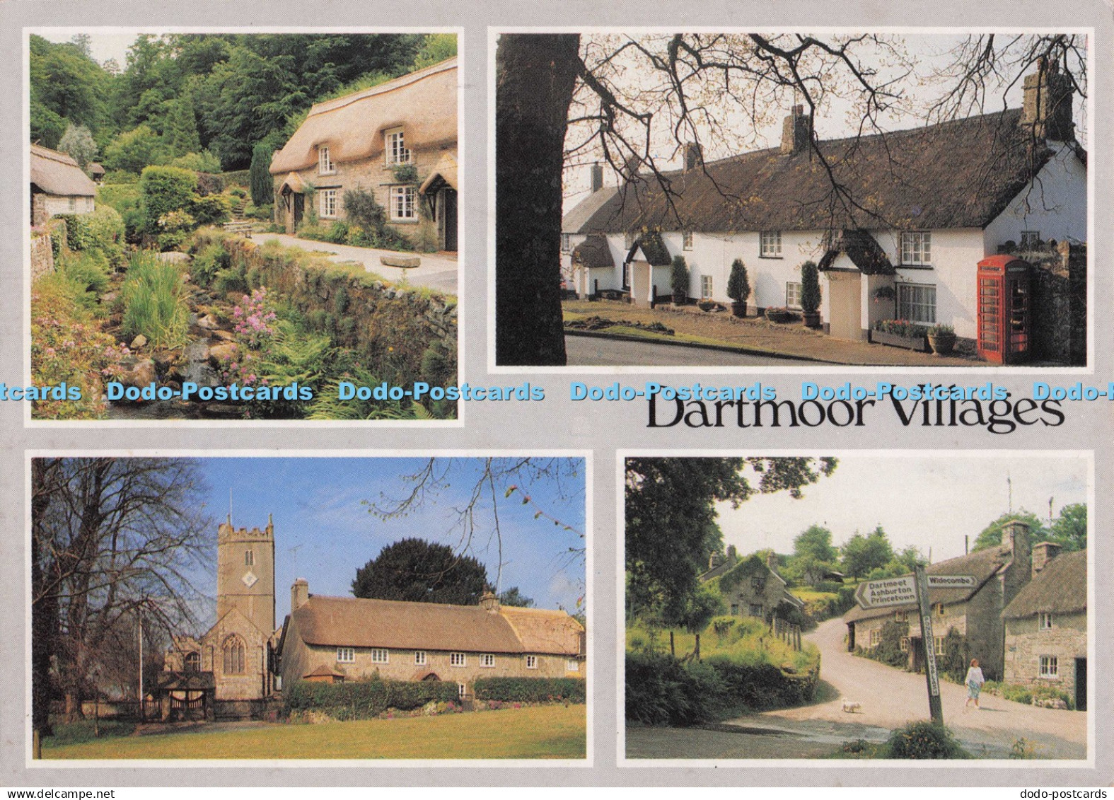 D299021 Dartmoor Village. North Bovey. Manaton and Ponsworthy. Dartmoor National