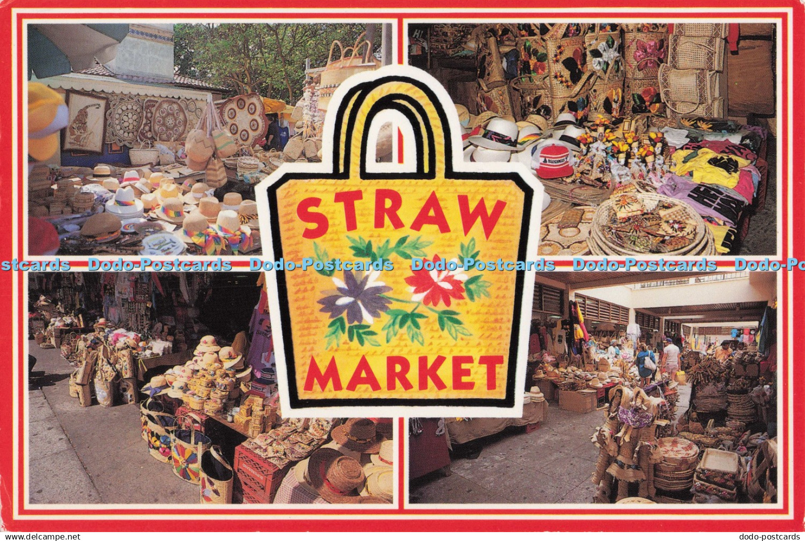 D299224 Straw Market. The Bahamas. Bahamas Scenic Prints. John Penrod. Multi Vie