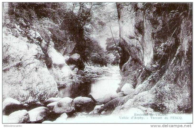 D30 - ENVIRONS DE VIGAN -  VALLEE D´ARPHY - TORRENT DU FESQ