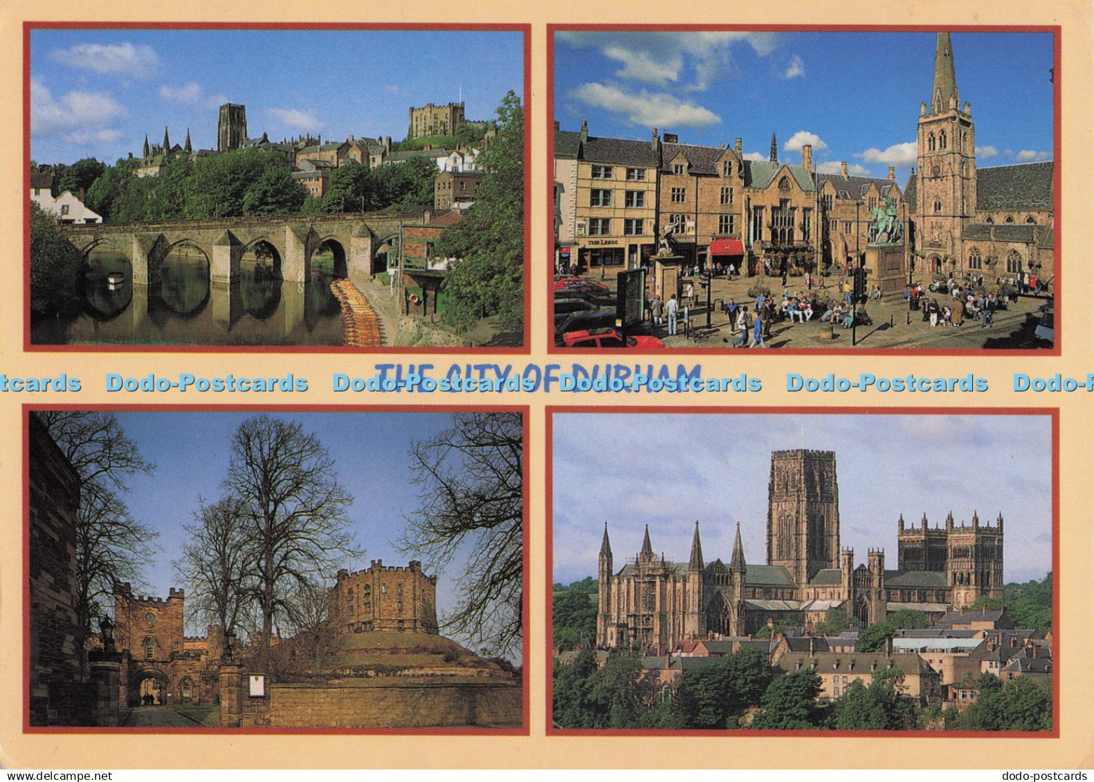 D300071 The City Of Durham The Cathedral The Castle Judges C 14903 Multi View