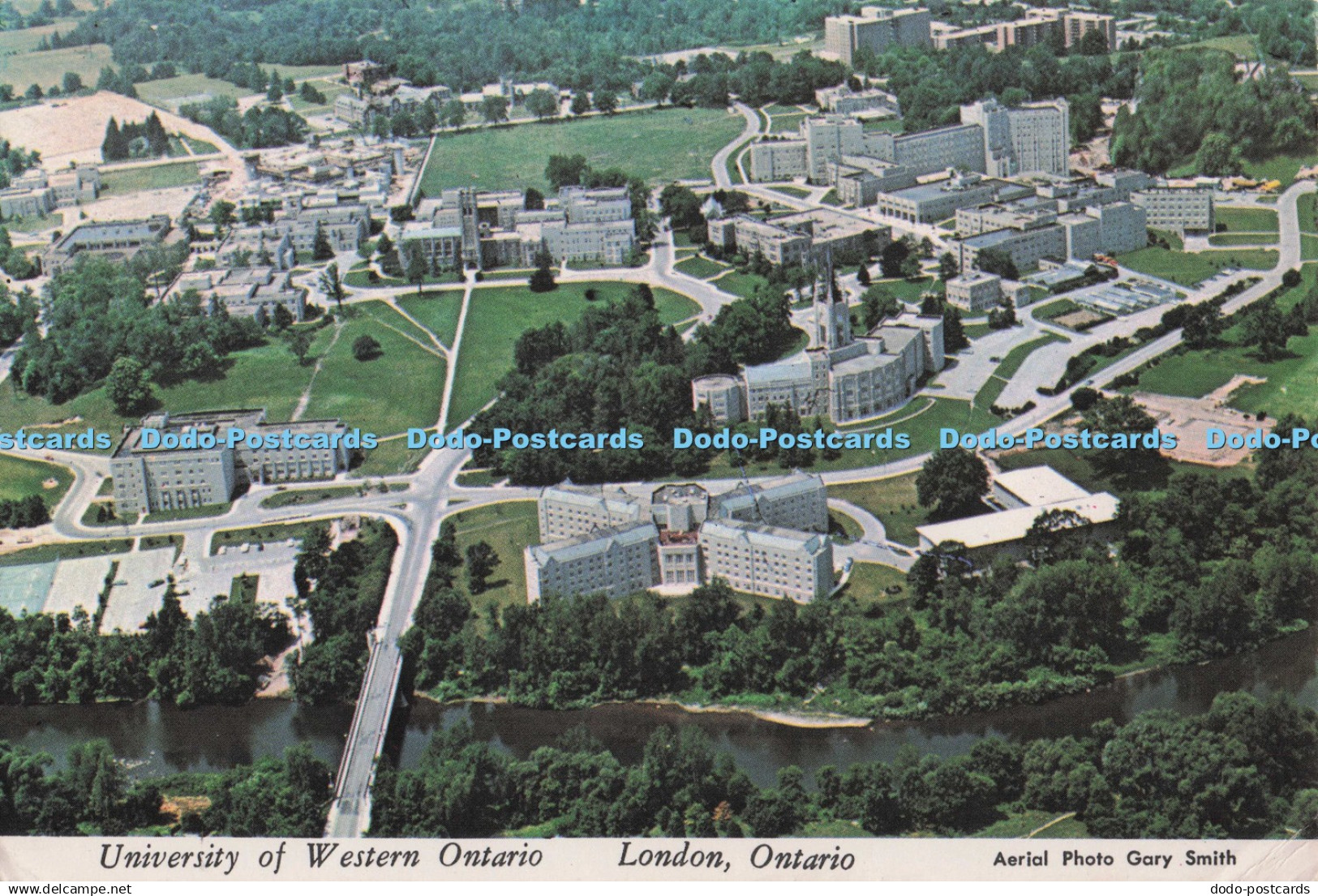D300206 London Ontario University of Western Ontario Plastichrome by Colourpictu