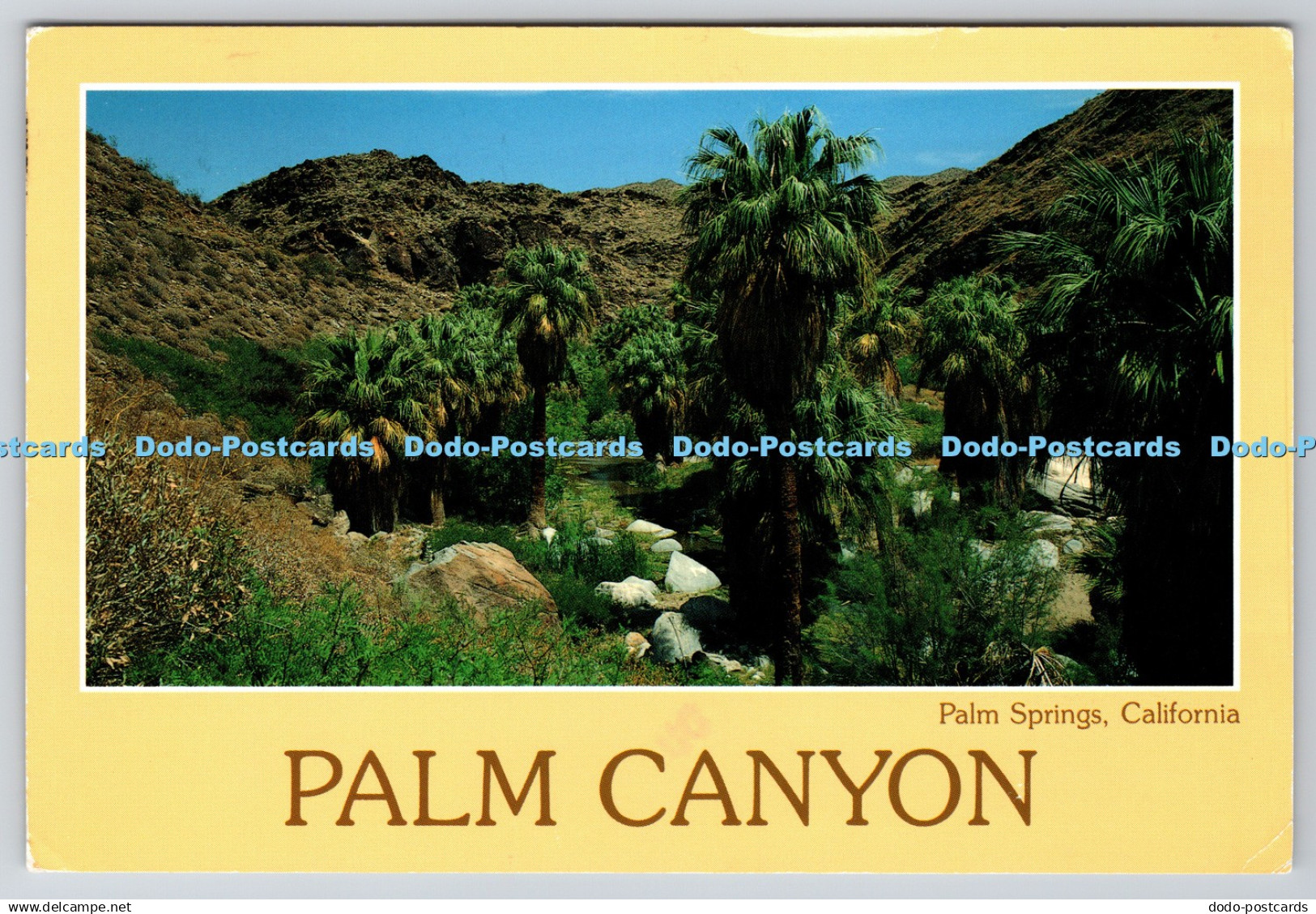 D301487 California Palm Springs Palm Canyon Western Resort Publications and Nove