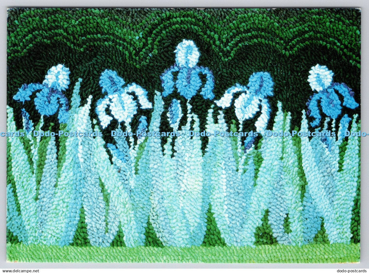 D301830 Irises 36 24 Emma Tennant Roxburghshire Hermitage Rugs