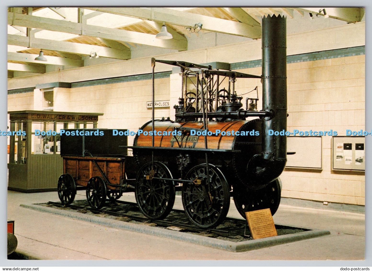 D302093 Stockton and Darlington Railway No 1 Locomotion 1825 Darlington Railway