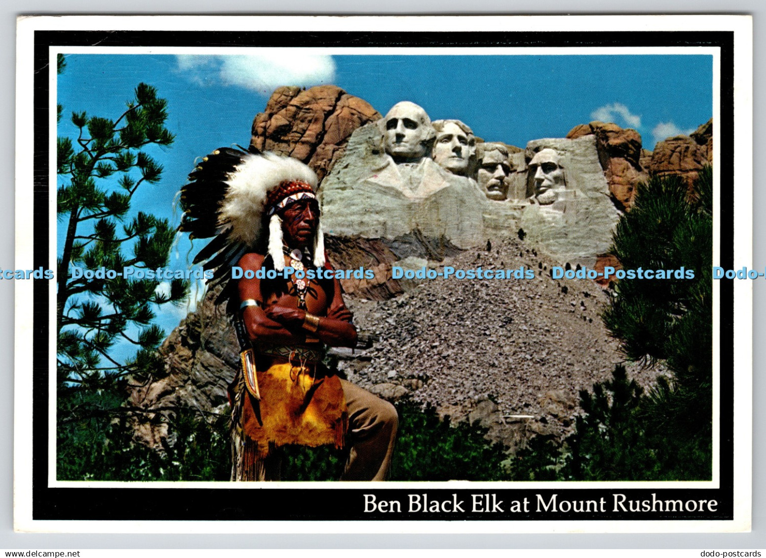 D302659 Ben Black Elk at Mount Rushmore South Dakota Elite Prints Rushmore Photo