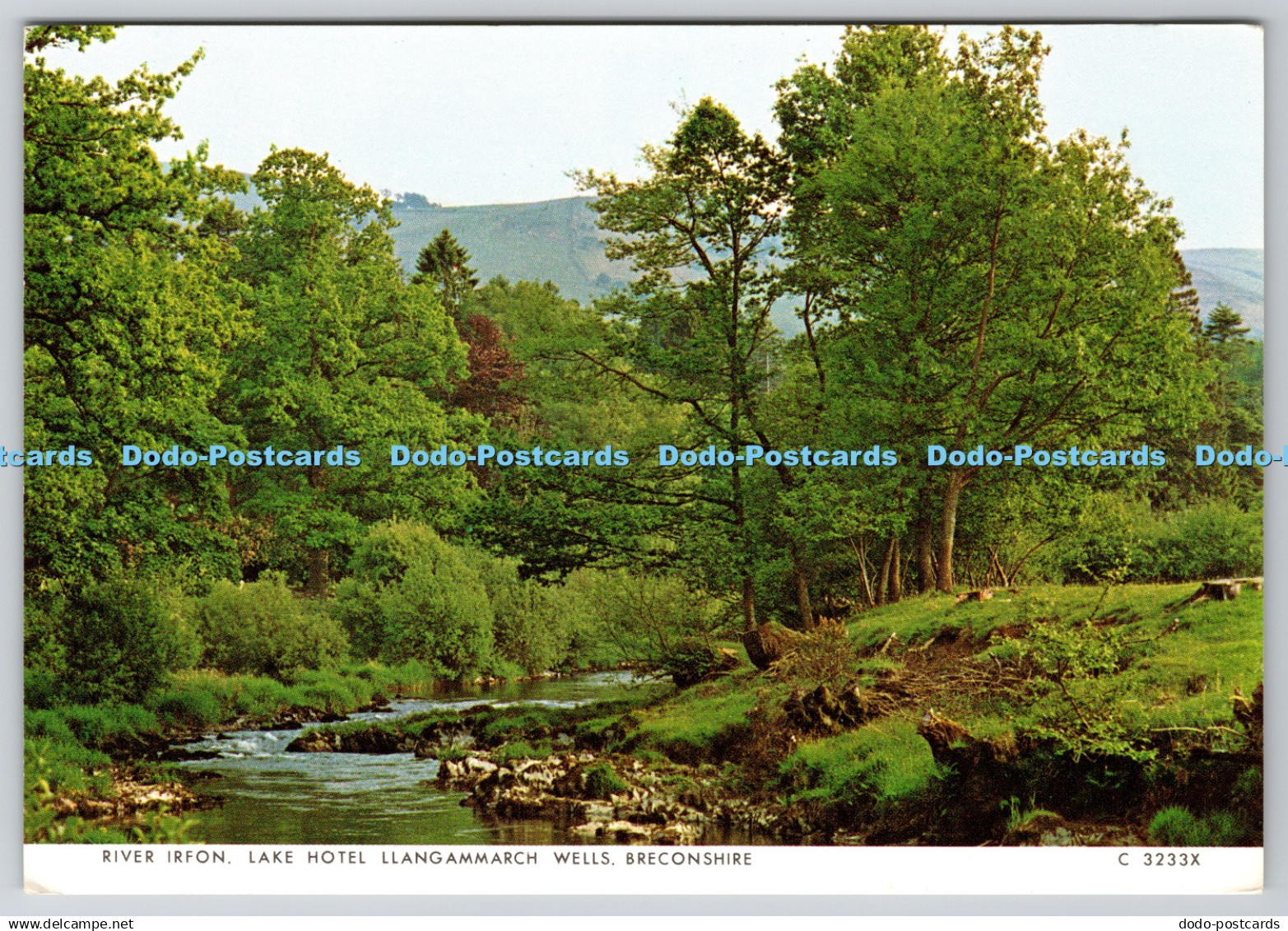 D304177 Breconshire Llangammarch River Irfon Lake Hotel Judges Hastings