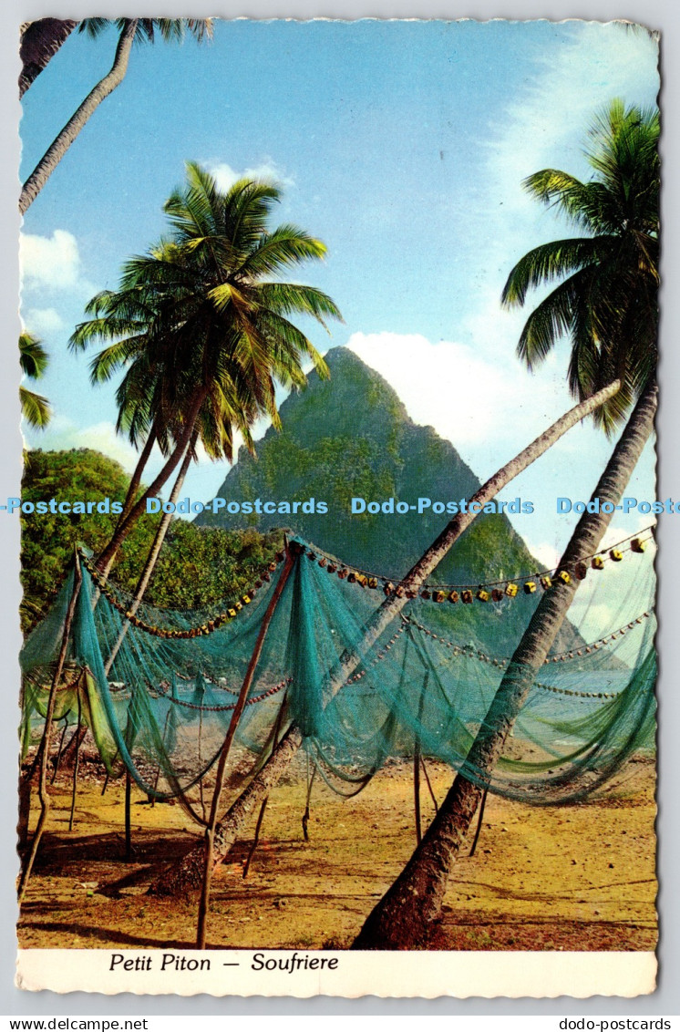 D305823 Soufriere Petit Piton Noahs Arkade Castries Saint Lucia 1979 Postcard