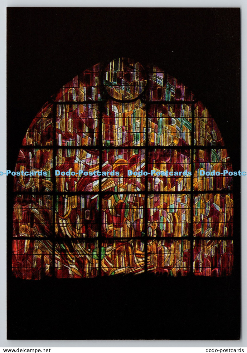D306061 Paris Eglise Saint Severin Vitrail Mariage Deambulatoire Jean Bazaine 19