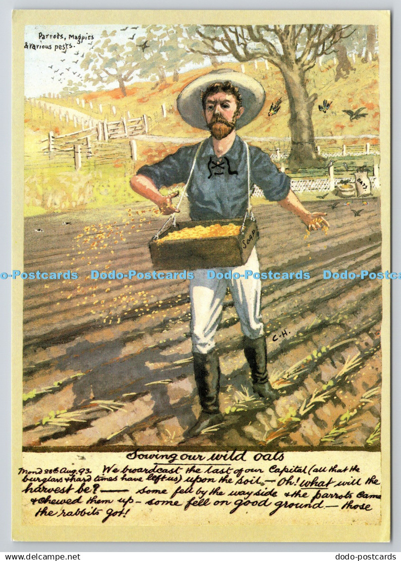 D306576 Charlie Hammond Sowing his wild oats in Australia 1893