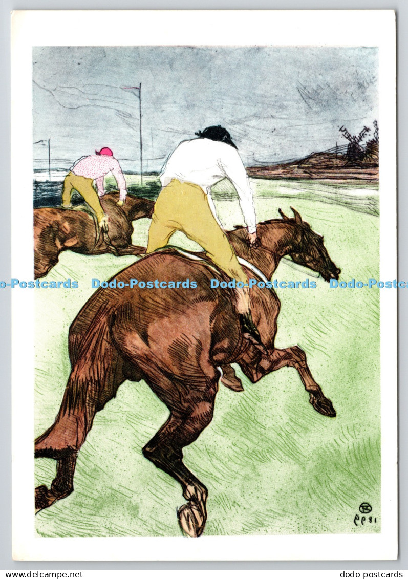 D307615 H de Toulouse Lautrec The Jockey Lithographie Fernand Hazan Paris
