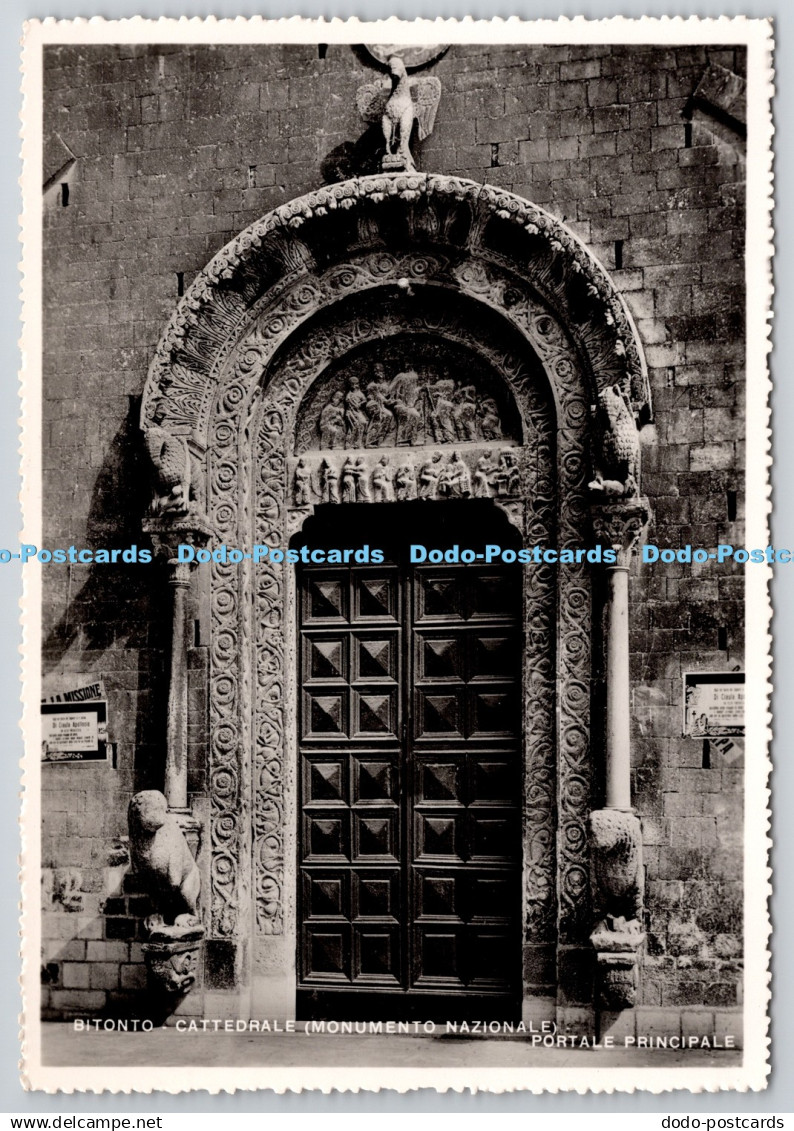 D307783 Bitonto Cattedrale Monumento Nazionale Portale Principale Garofalo Gaeta