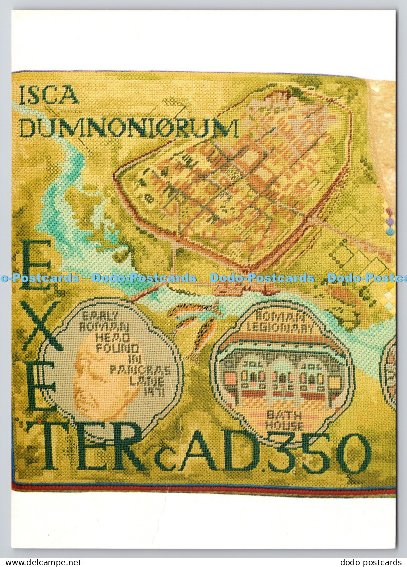 D307843 Isca Dumnoniorum Detail from the Exeter Rondels Exeter Cathedral Marjori