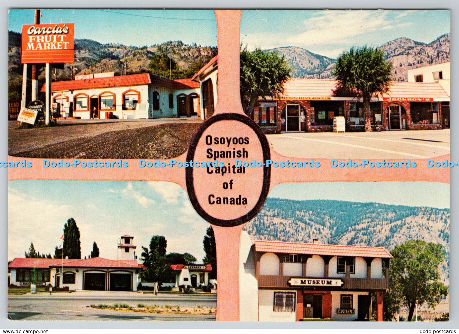 D308557 Osoyoos Spanish Capital of Canada Stelling Agencies Vancouver Printed in