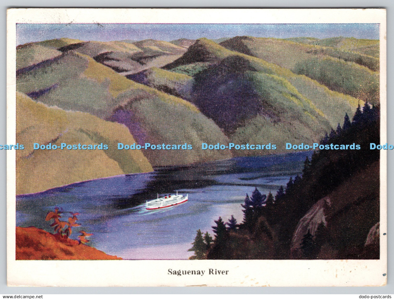 D310560 Quebec Saguenay River Canada Steamship Lines Limited PM Tadoussac 1949 P