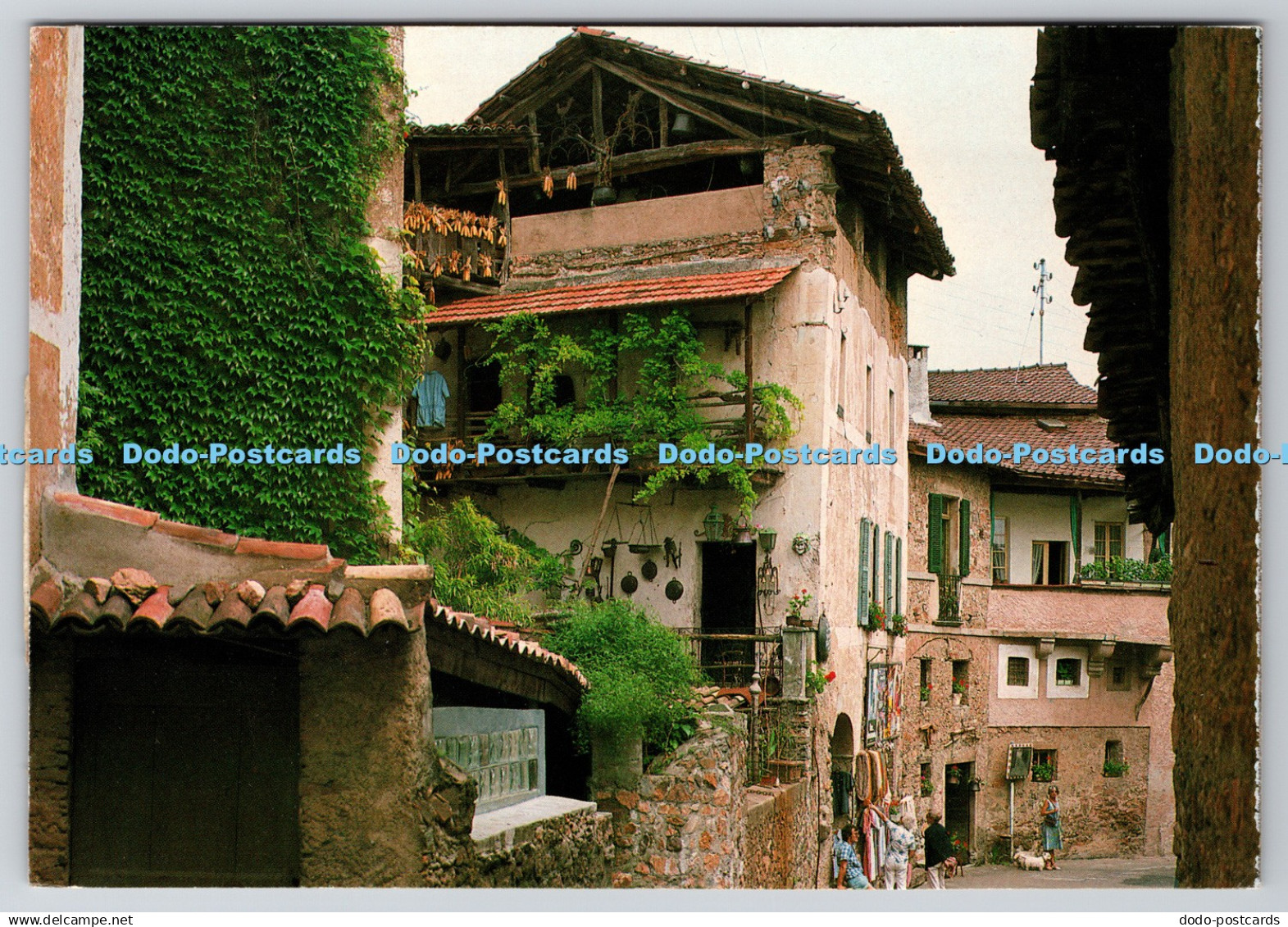 D312229 Carona. Carno. Postcard