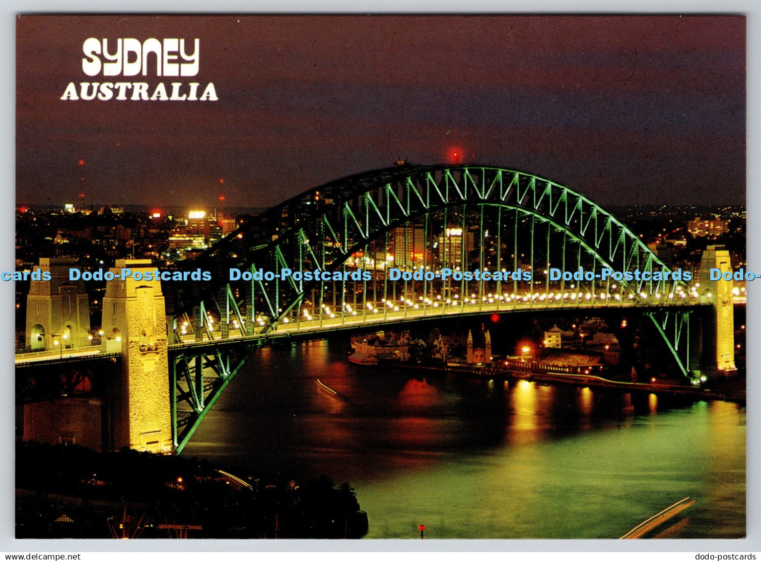 D312250 Sydney. Australia. Sydney Magnificent Harbour Bridge. Nucolorvue Product