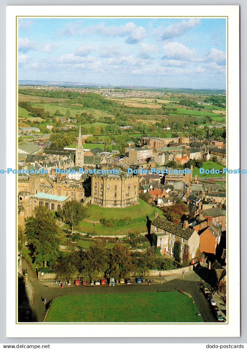 D312592 Durham Castle and City from Durham Cathedral Tower. Brian Gadsby. J. Art