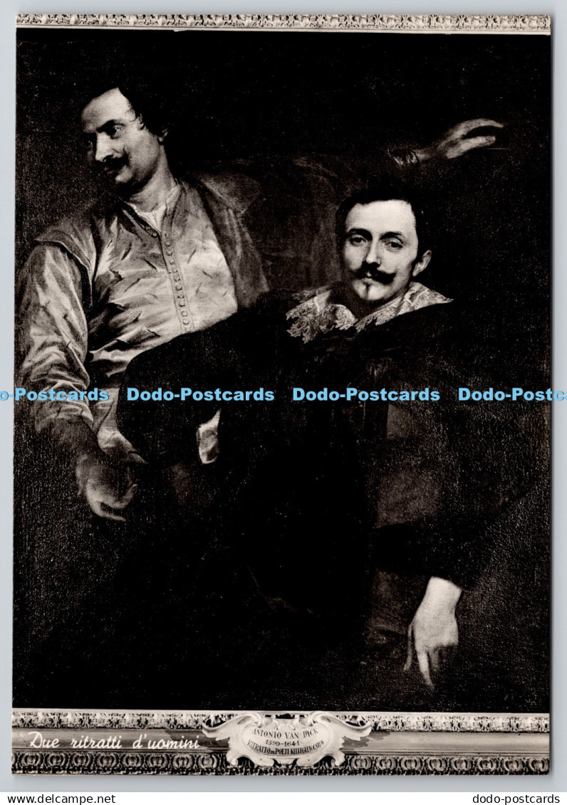 D312692 Due ritratti d uomini. Antonio Van Dyck. Roma Pinacoteca Capitolina. Enr