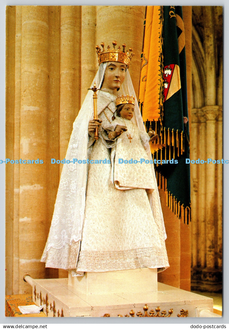 D312741 Avioth. Basilica. Statue of the Virgin. Editions Mage. France
