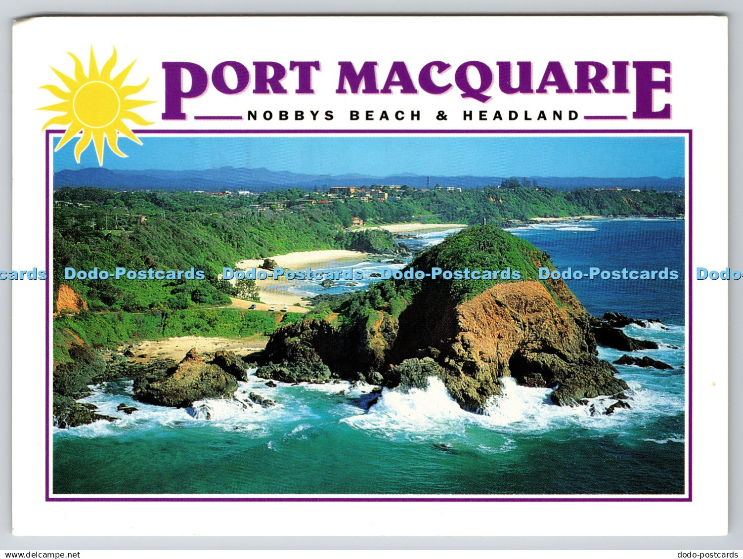 D313549 Port Macquarie. Nobbys Beach and Headland. Bellevue Australia. 1998