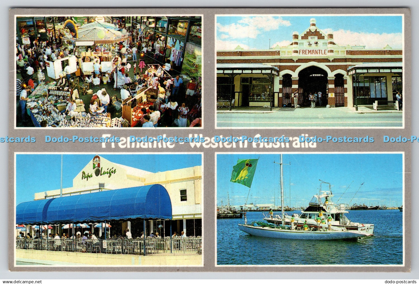 D313635 Fremantle. Western Australia. Scott Four Color Print. 1986. Multi View