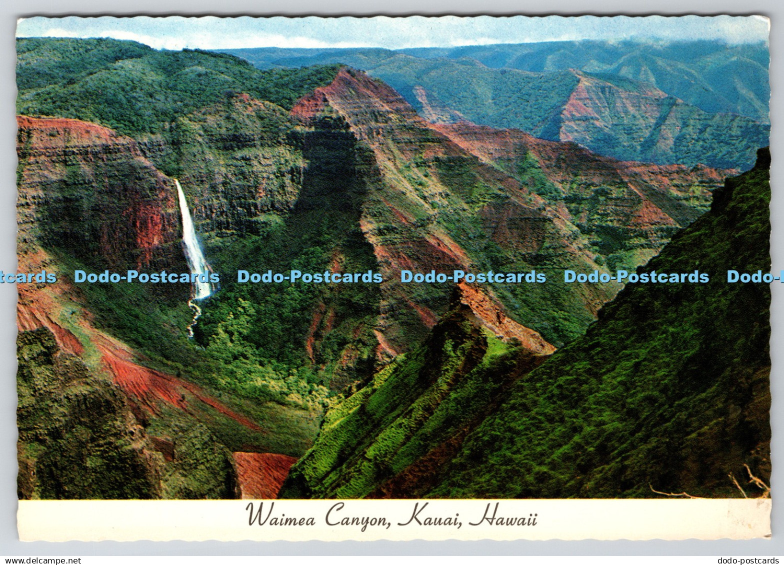 D315411 Hawaii. Kauai. Waimea Canyon. Mirro Krome. H. S. Crocker. San Bruno. Haw