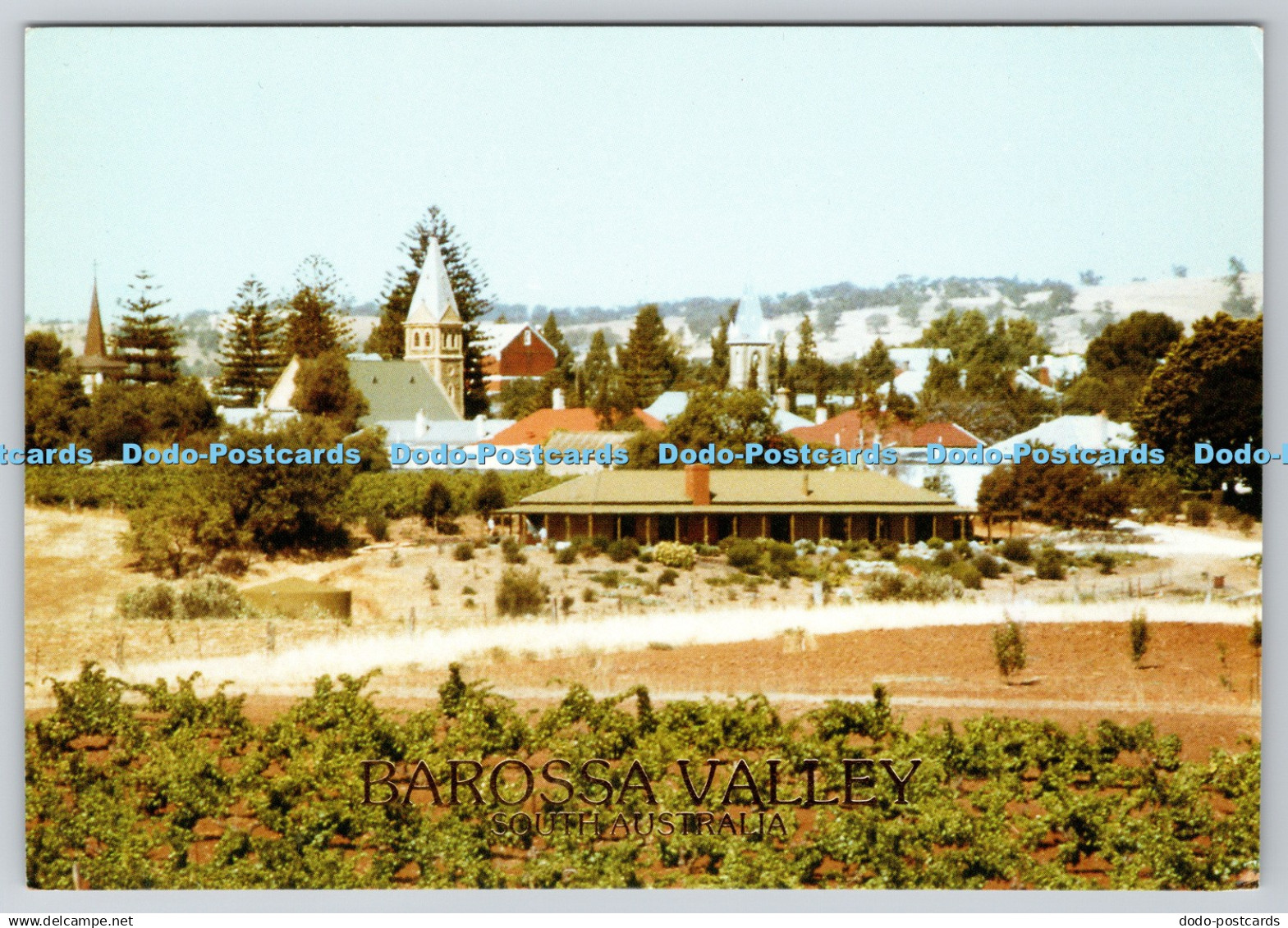 D315692 South Australia. Barossa Valley. Steeple Towers. St. Johns Langmeil and
