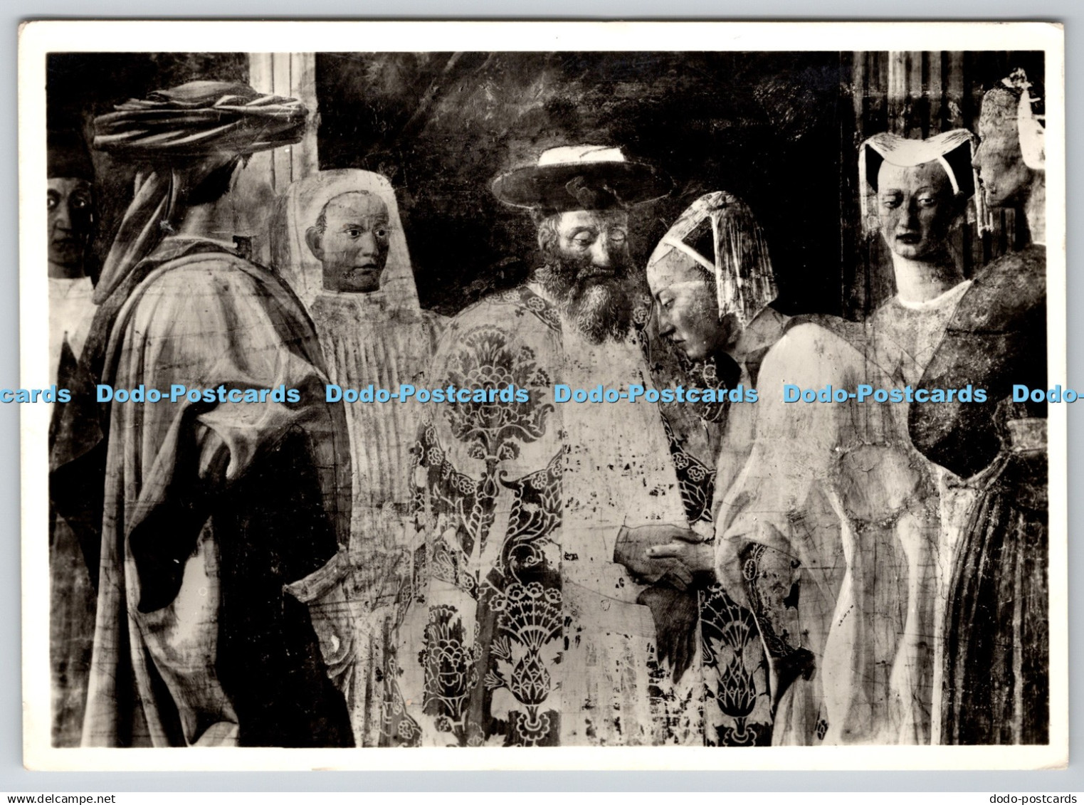 D316664 Arezzo. Meeting of the Queen Saba with Solomon. St Francis Basilica. Alt