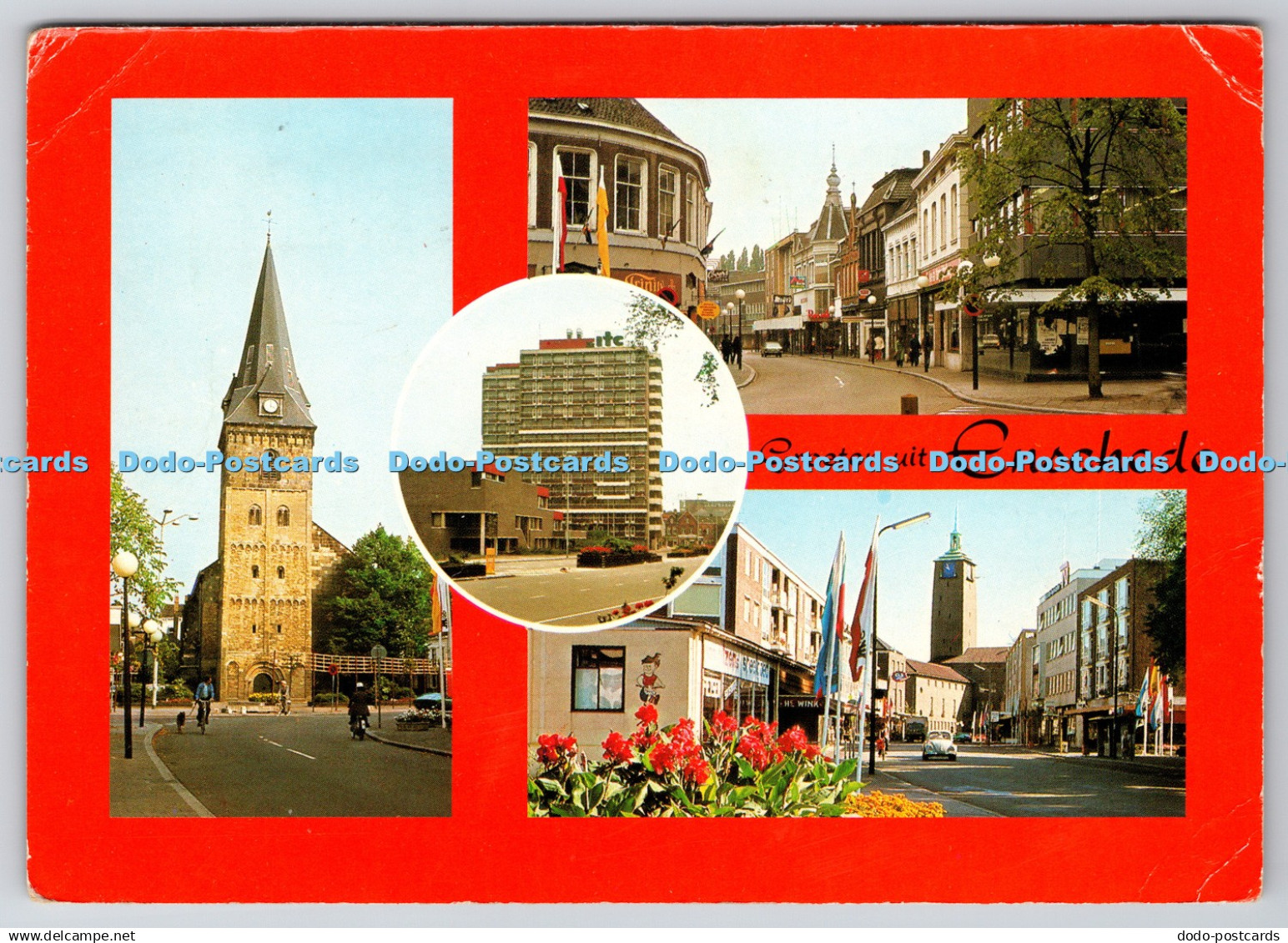 D317335 Enschede. Uitgeverij Ancards Enschede. Multi View