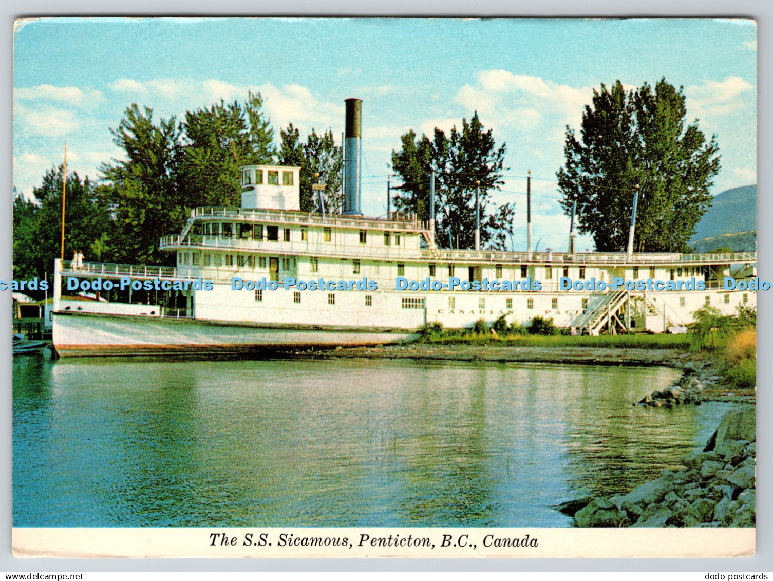 D318644 Canada. British Columbia. Penticton. S. S. Sicamous. Traveltime Product.
