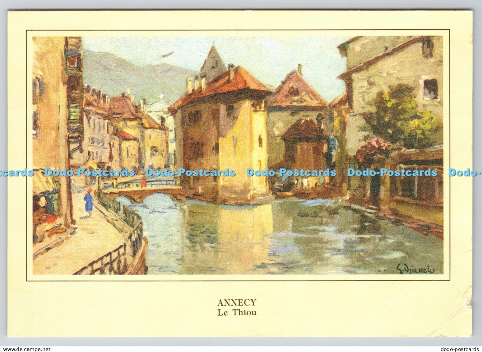 D318928 France. Annecy. Le Thiou. DC. Diffu Cartes. Annecy le Vieux. 1985. Postc