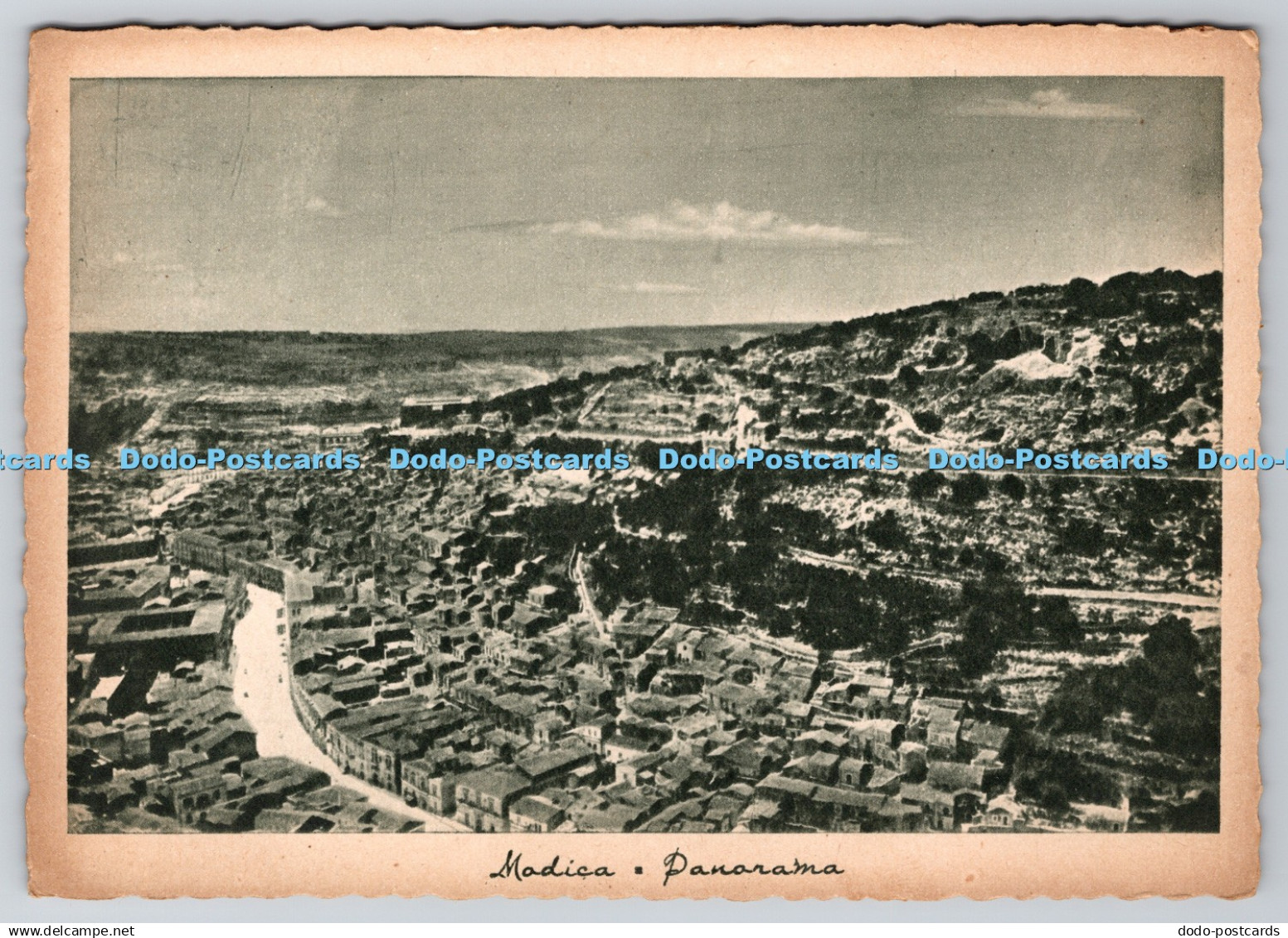 D320061 Modica. Panorama. Rotocalcografica