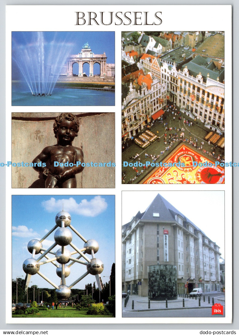 D321687 Belgium. Brussels. Hotel Ibis Brussels Sainte Catherine. Postcard
