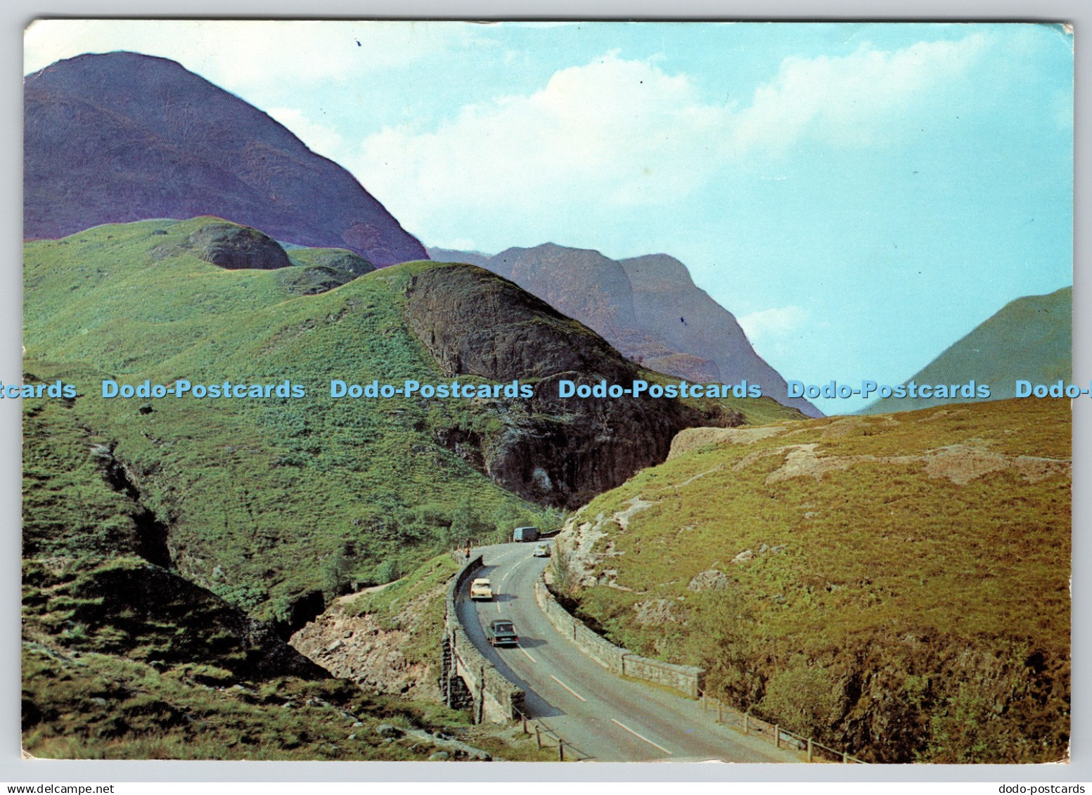 D321900 Argyll. Glencoe. Gorge. J. Arthur Dixon. Scotland. DRG. Dickinson Robins