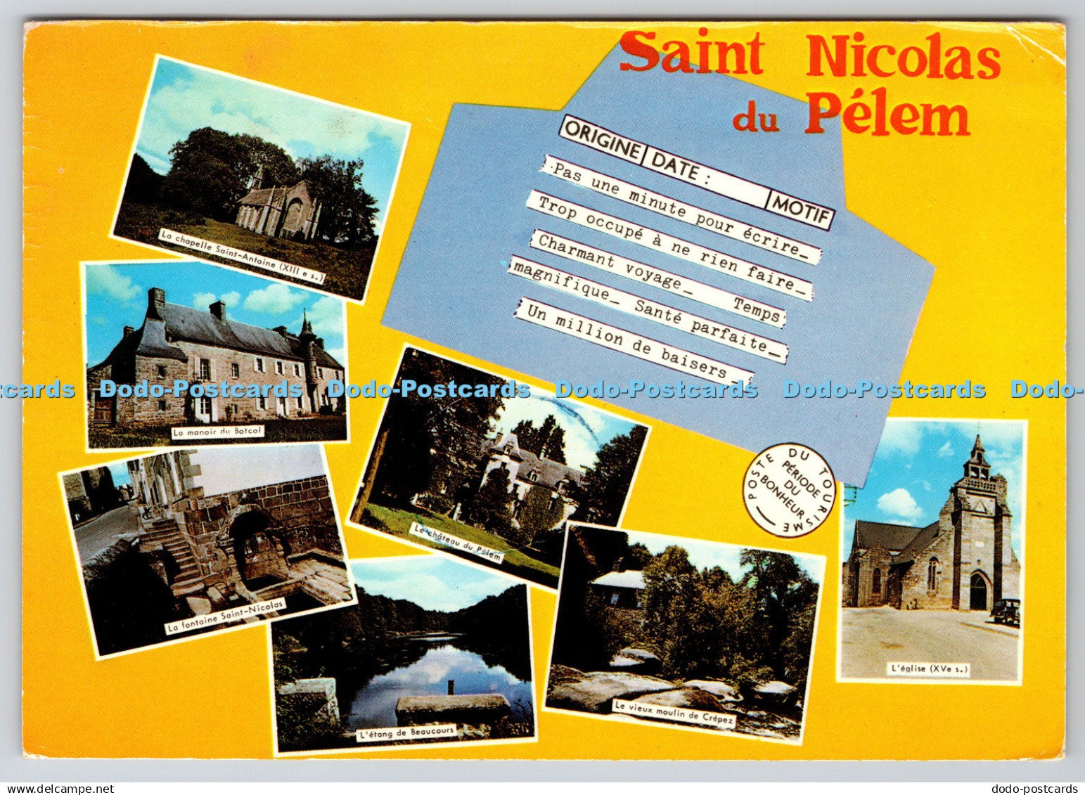 D323290 Saint Nicolas du Pelem. Les Editions du Gabier Marque deposee. Pierre Ar