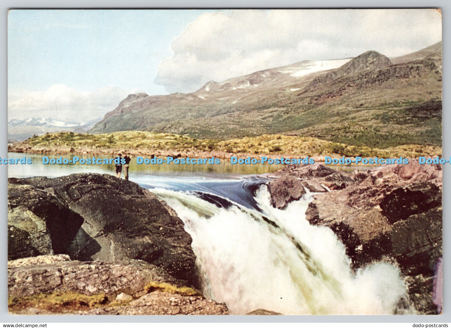 D323728 Stora Sjofallet. Sweden s great sea falls. Sven Hornell. Riksgransen. Ul