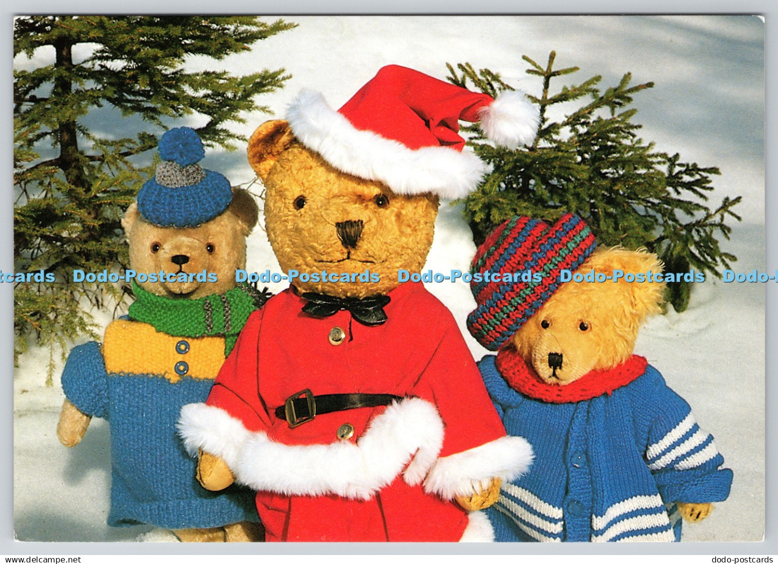 D323836 Mirja de Vries. Christmas Teds. It is a white Christmas after all. Colle