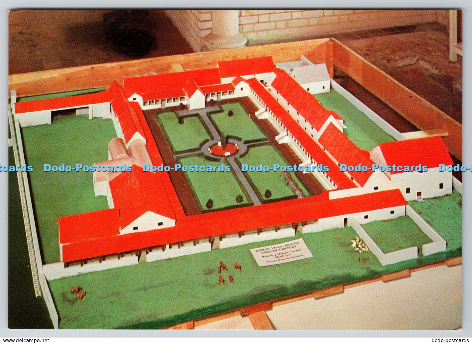 D324243 Bignor Roman Villa. Model. DRG. J. Arthur Dixon. Dickinson Robinson Grou