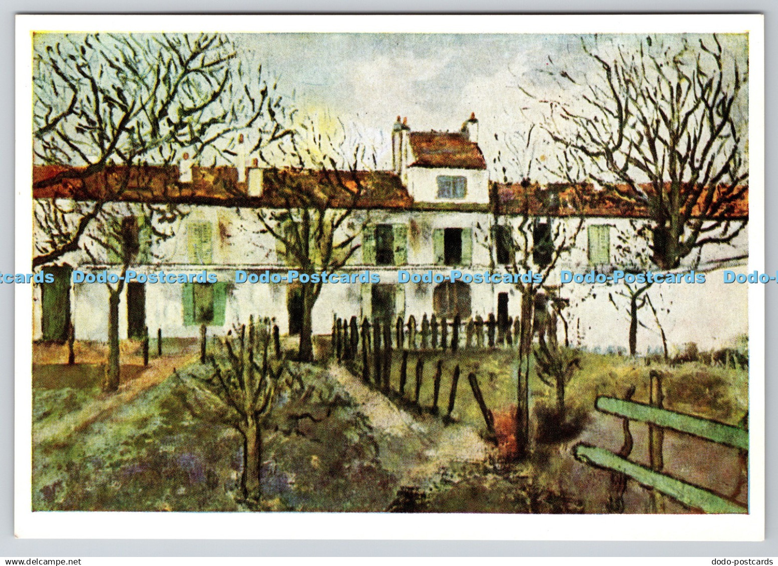 D325072 Paris. Musee d Art Moderne. Maurice Utrillo. Garden at Montagny. Soho Ga
