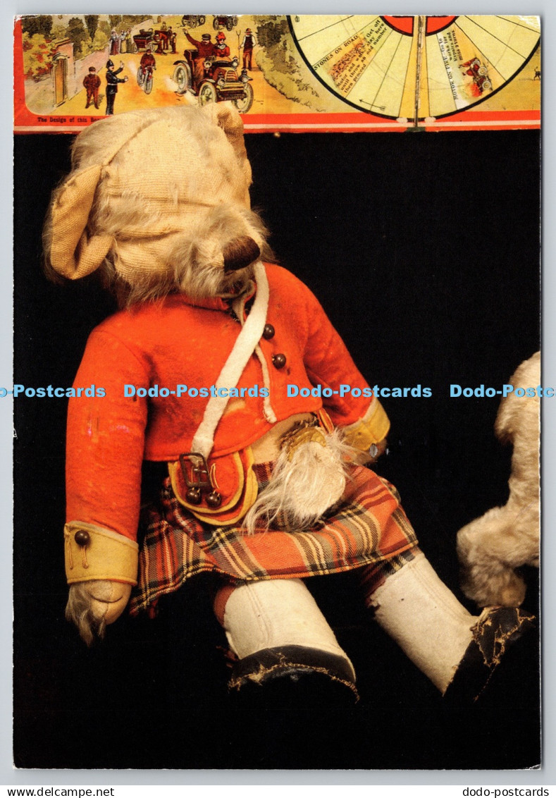 D325928 Teddy Bear in Highland Costume. Colchester and Ipswich Museums. Ipswich