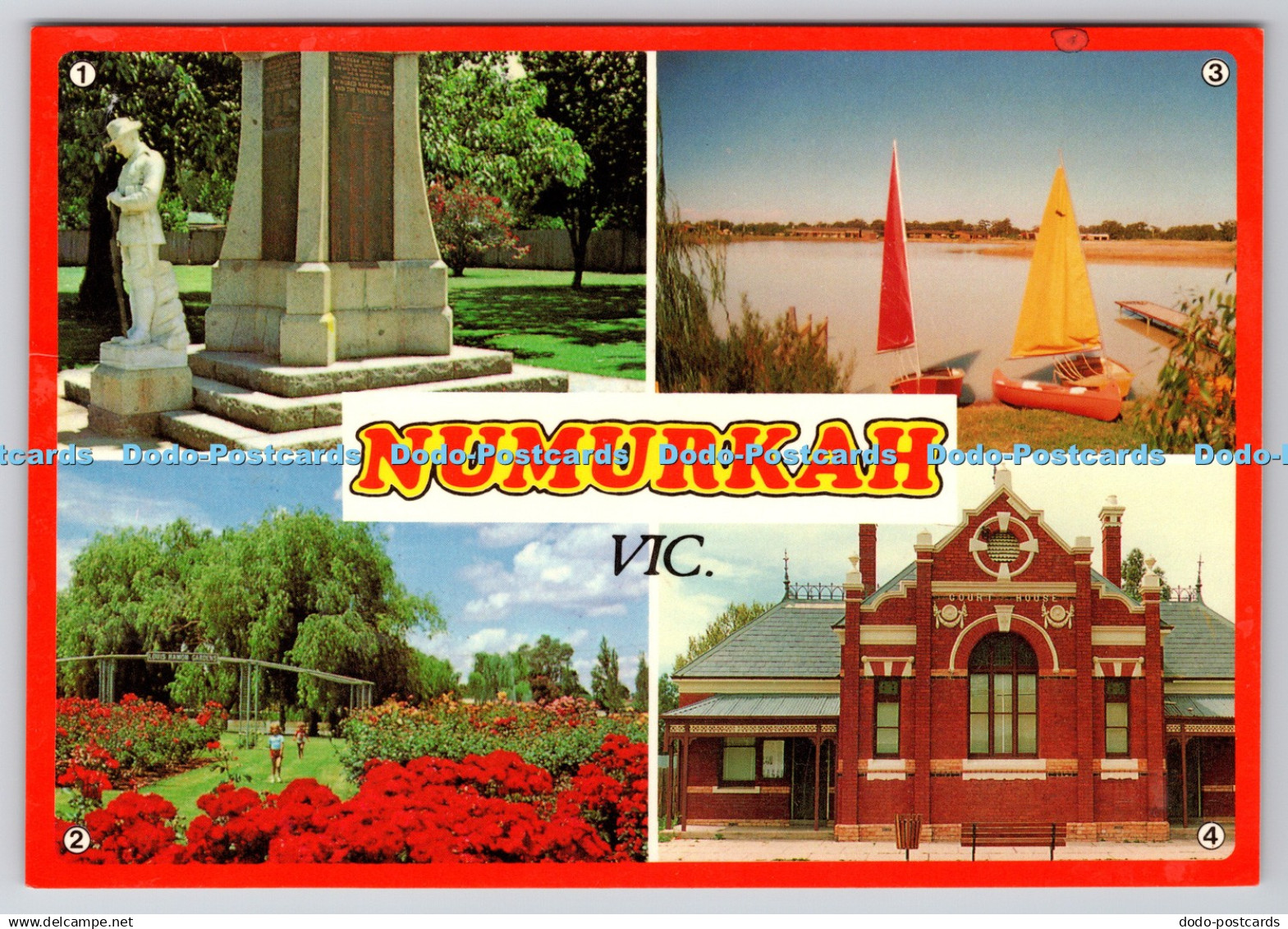 D328459 Numurkah Victoria. John Miller. Albury Souvenirs Supplies. Australia. PM