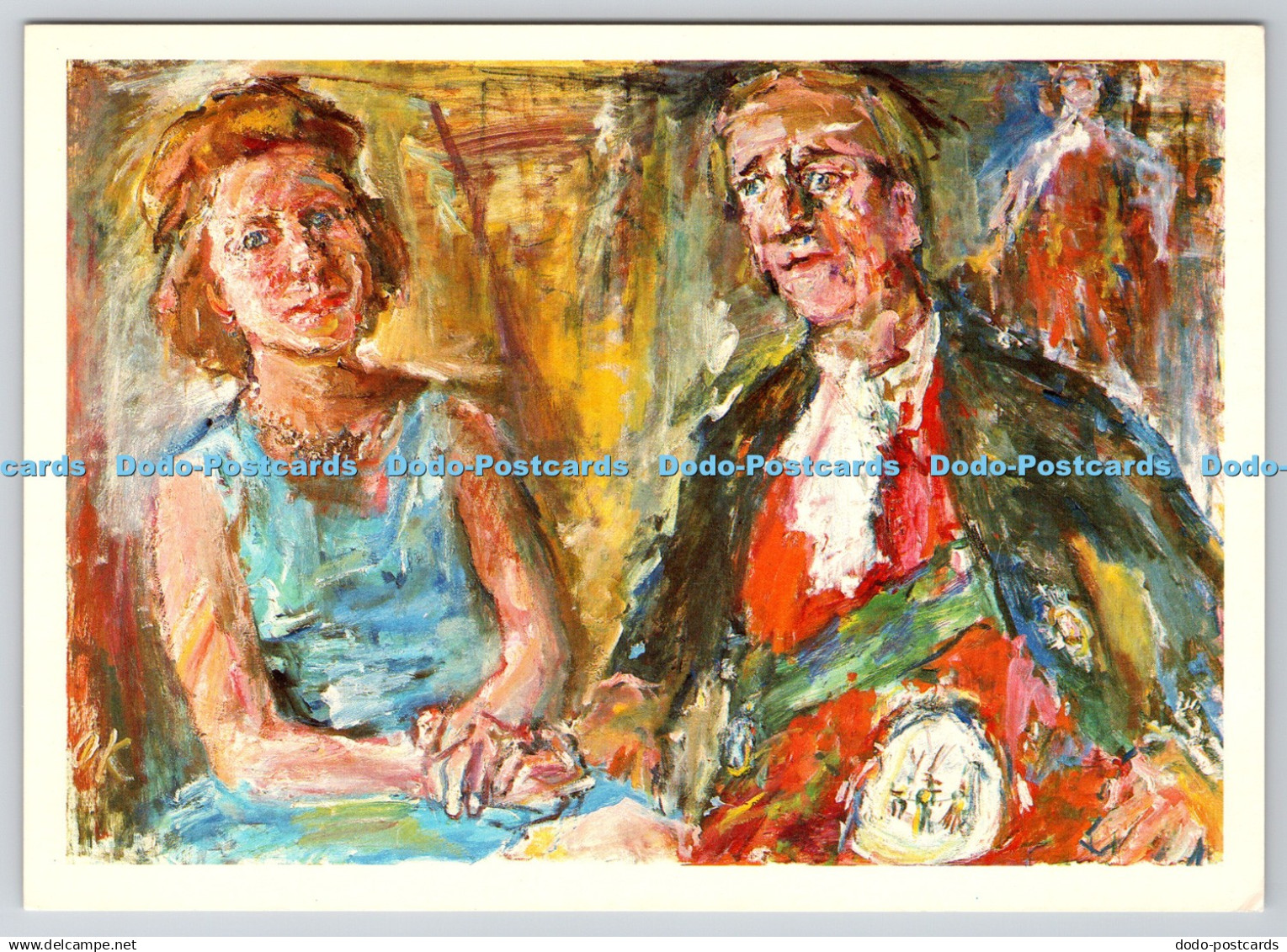 D328470 Sir Douglas Hamilton 14th Duke and Elizabeth Duchess of Hamilton. Oskar