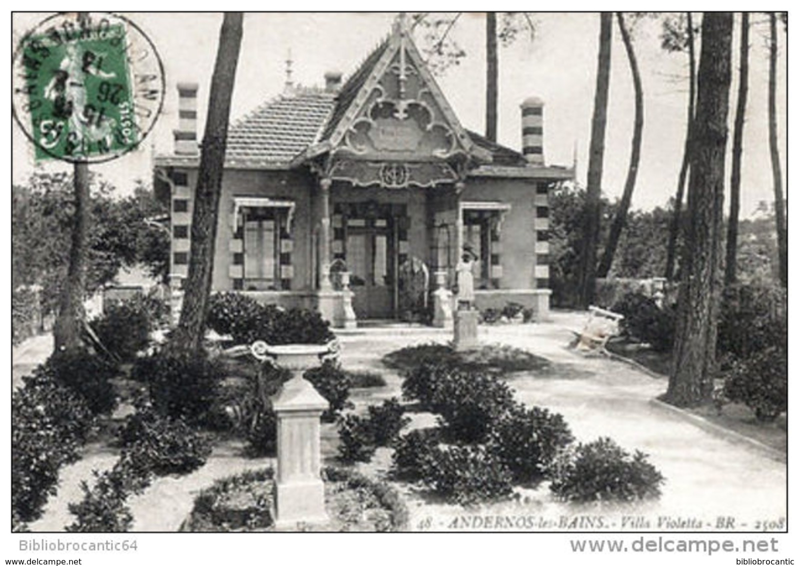 D33- < ANDERNOS-les-BAINS - VILLA  VIOLETTA (villa d'hiver)