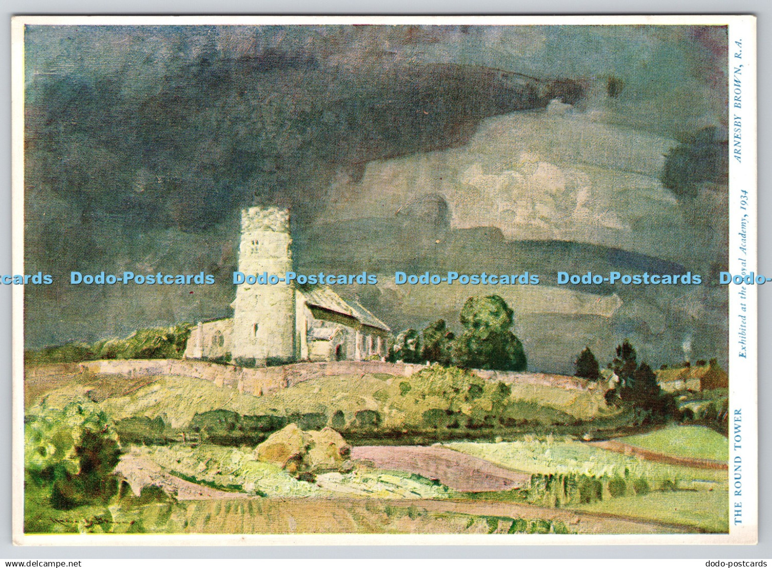 D331908 The Royal Academy. The Round Tower. Hale. Cushman. Flint. Boston. Mass.
