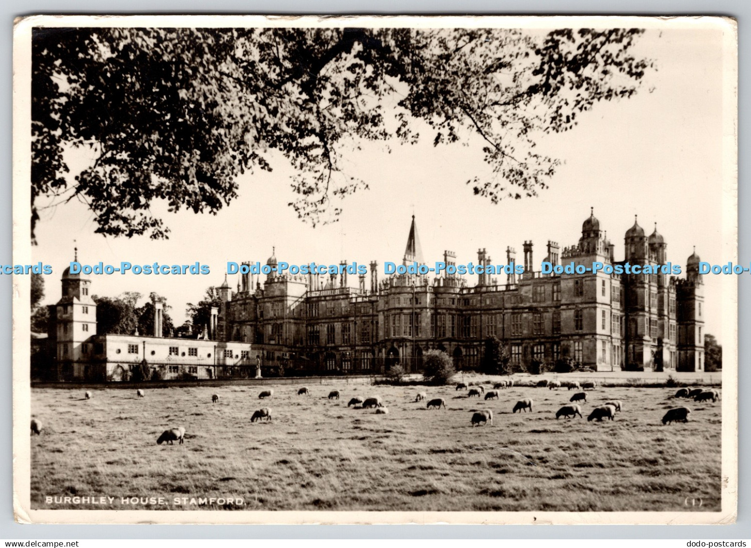 D332005 Stamford. Burghley House. Postcard