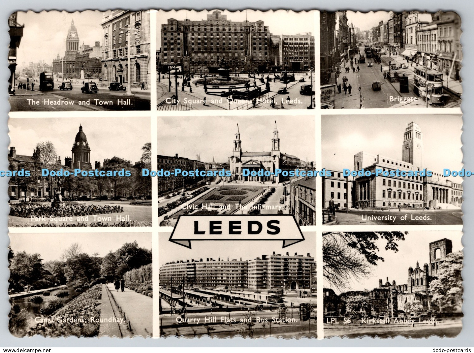 D332190 Leeds. University of Leeds. Chadwick Views. 1950. Multi View