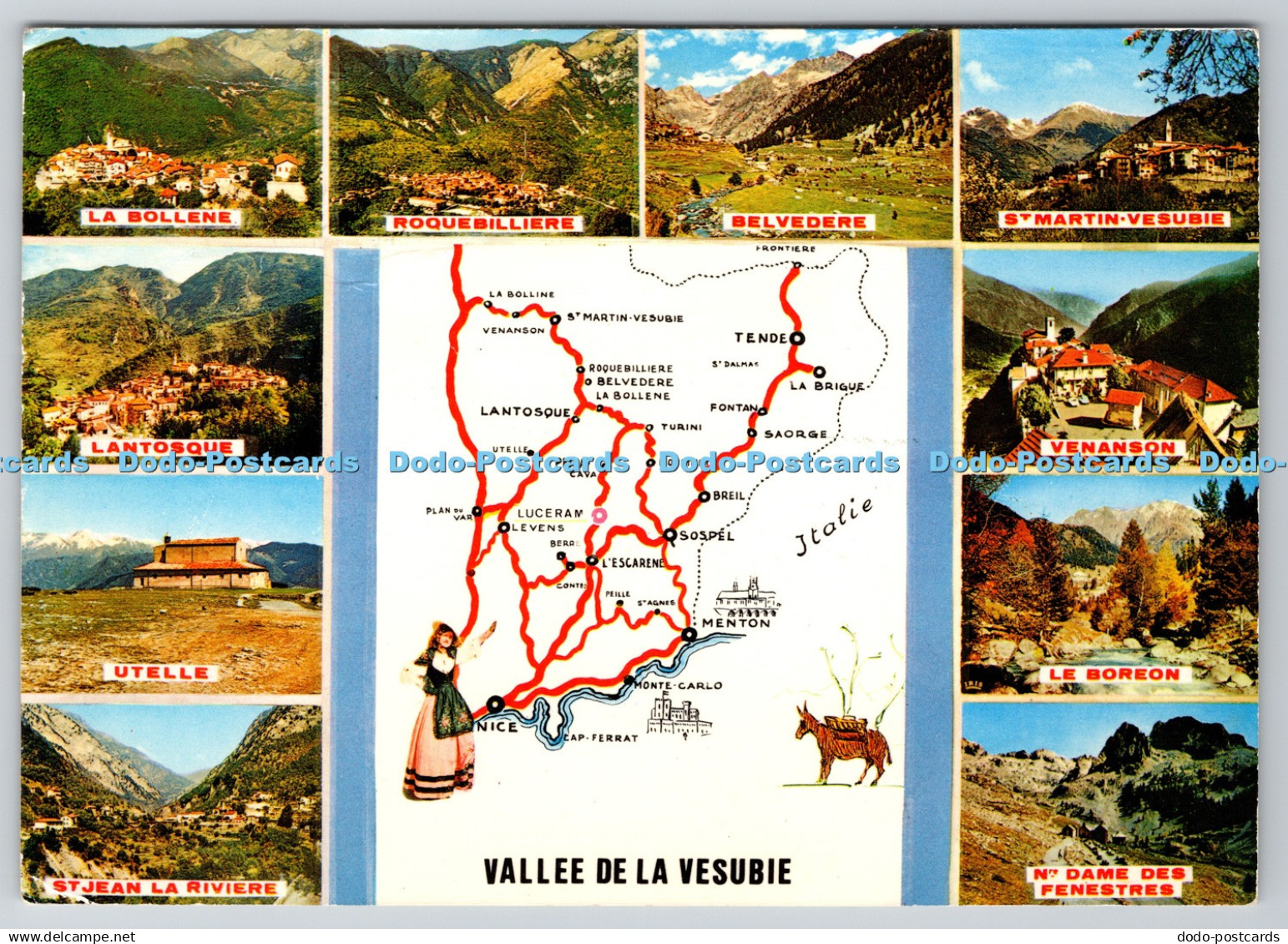 D332696 Vallee de la Vesubie. Belvedere. Roquebilliere. La Bollene. St. Martin.