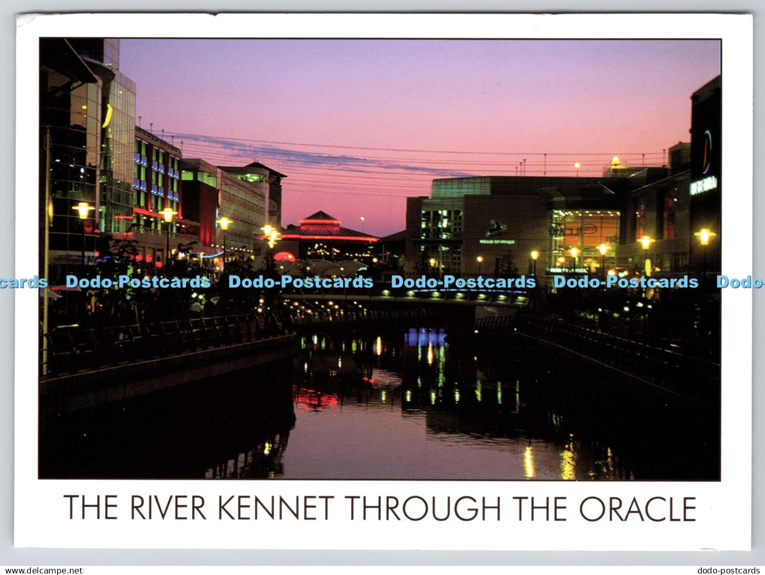 D333729 The River Kennet Through the Oracle. Reading. Clive Ormonde. Map Reading